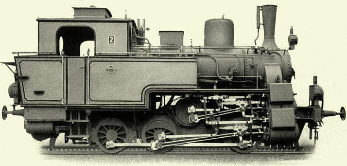 Zahnradlok für die St. Andreasberger Eisenbahn von 1913
