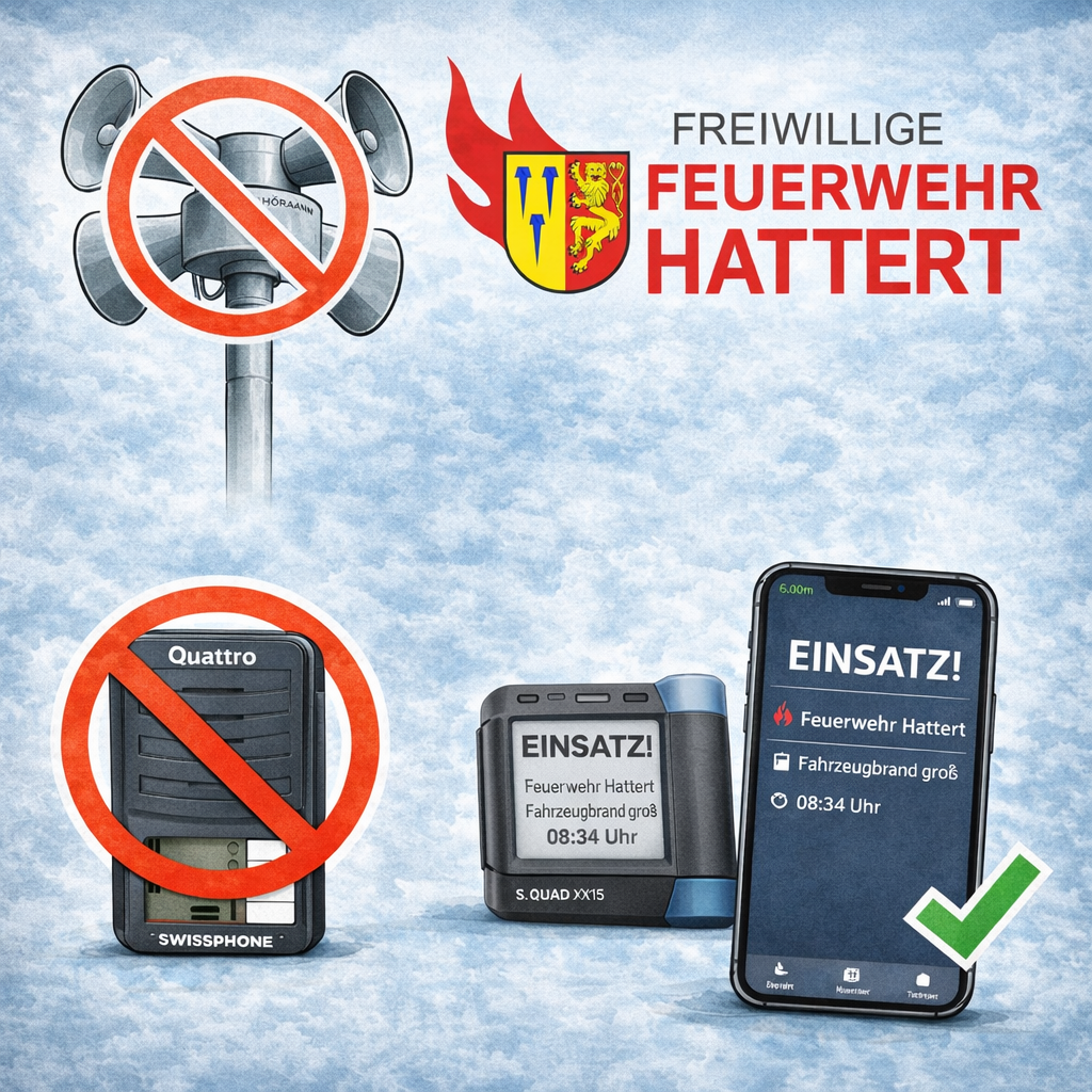 Umstellung der Alarmierung