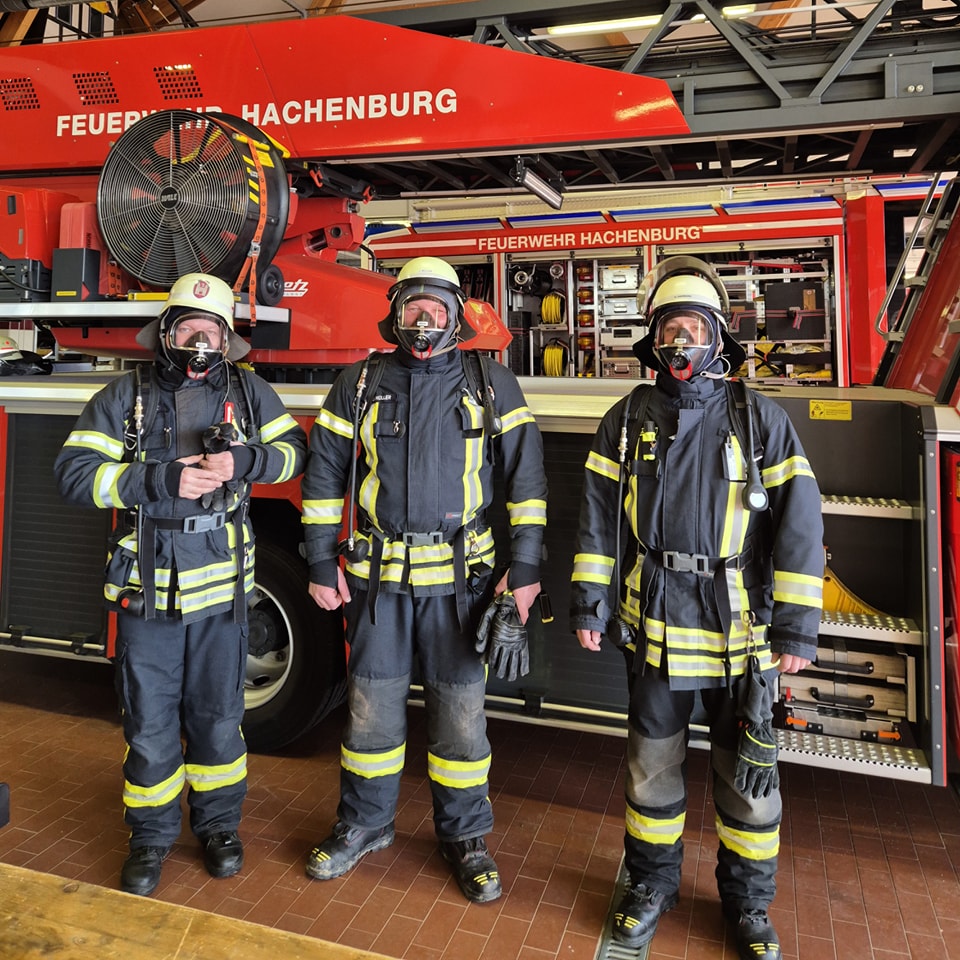 Belastungsübung der Atemschutzgeräteträger