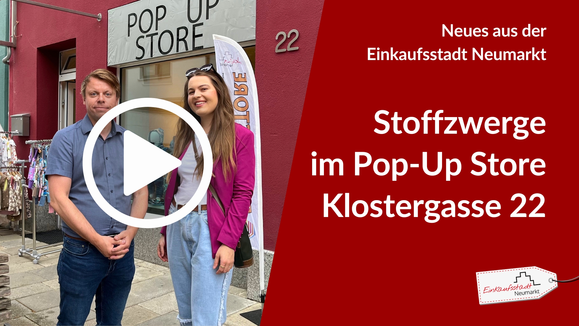 Die Stoffzwerge im Pop-Up Store Klostergasse 22