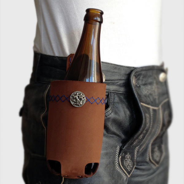 Bier Holster Enzian das Original Bierholster