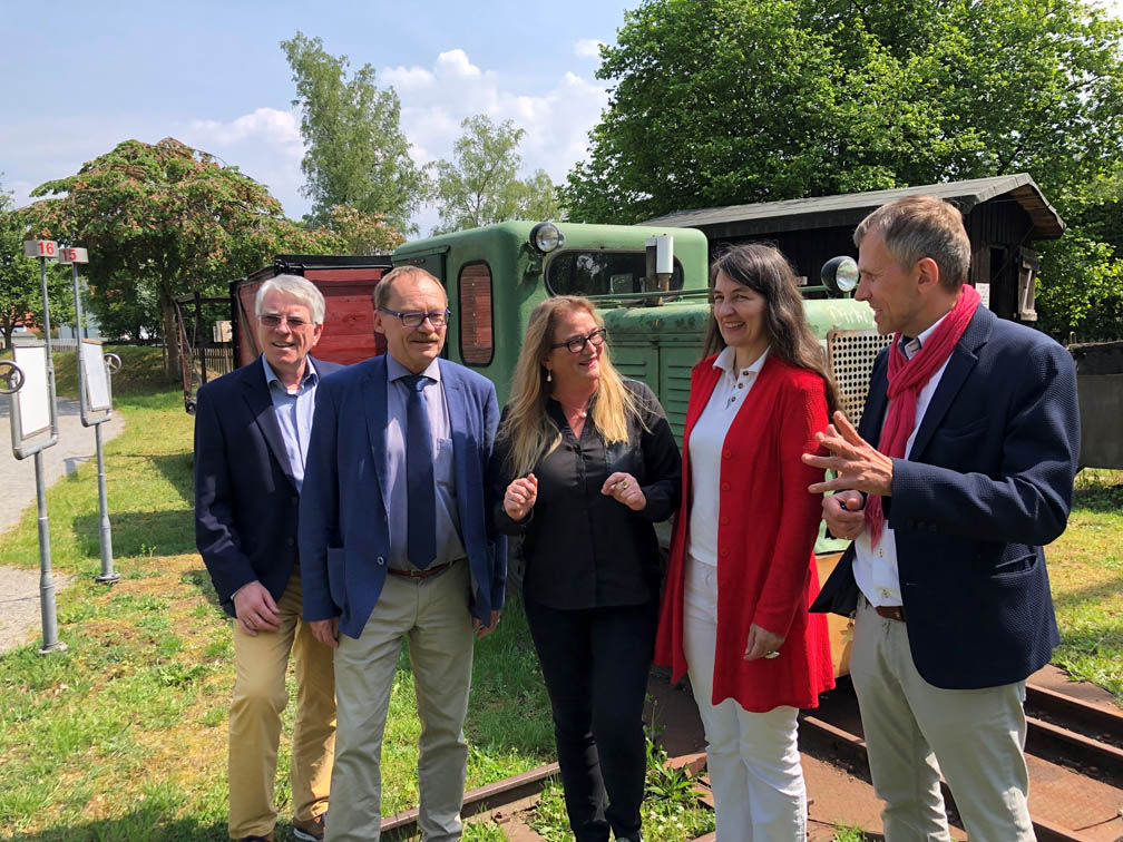 Mit Dieter Rudschinski, Ingolf Klaassen, Kirsten Budde MdB und Kirsten Lühmann MdB  (SPD)