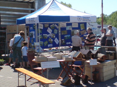 NABU-Infostand beim Blumenmarkt 2008 in Wiesmoor