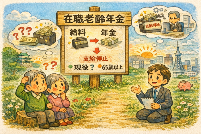 【名古屋｜老齢年金】働きながら年金はもらえる？在職老齢年金の考え方を実務で整理