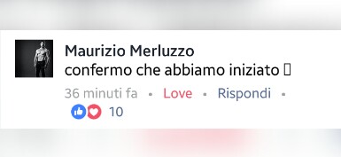 La conferma da parte di Maurizio Merluzzo