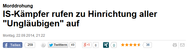 Screenshot des Focus Online-Artikels