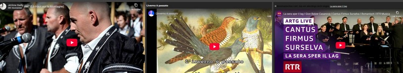 Bekannte Schweizer Lieder in allen vier Sprachen