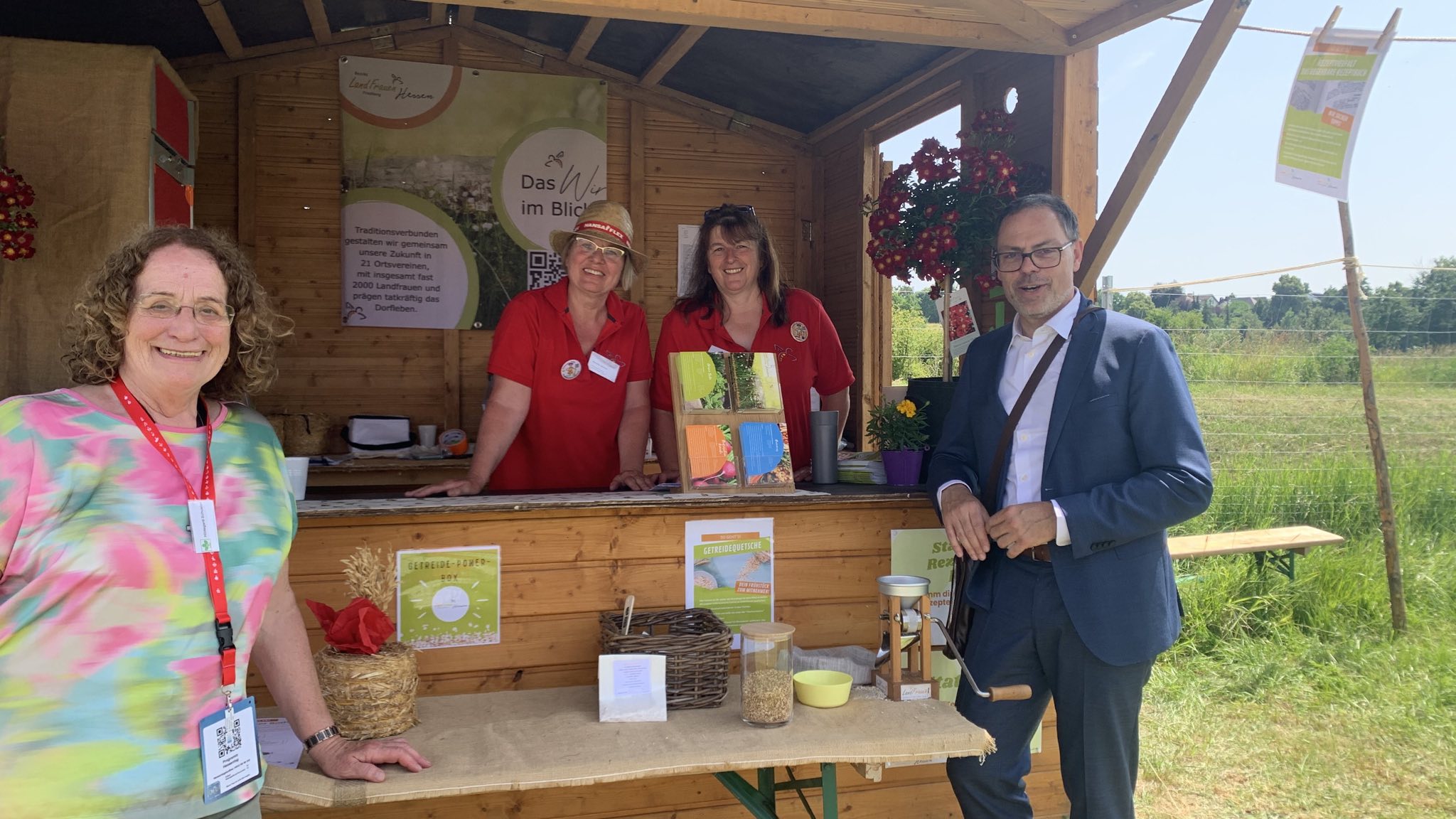 Besuch von Mathias Trümner aus dem Hessischen Landwirtschaftsministerium
