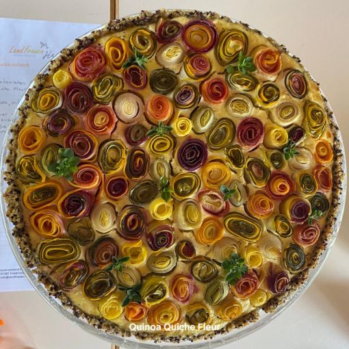 Quinoa Quiche "Fleur" von Team Créme de la Créme