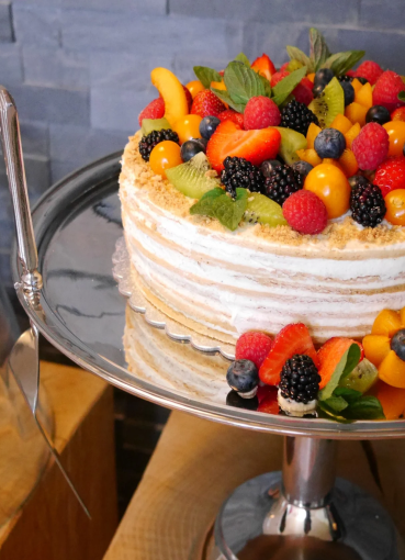 Die russische Honigtorte "Medovik" ohne haushaltsüblichen Kristallzucker vom Team "Zuckerguss mit Spritz"