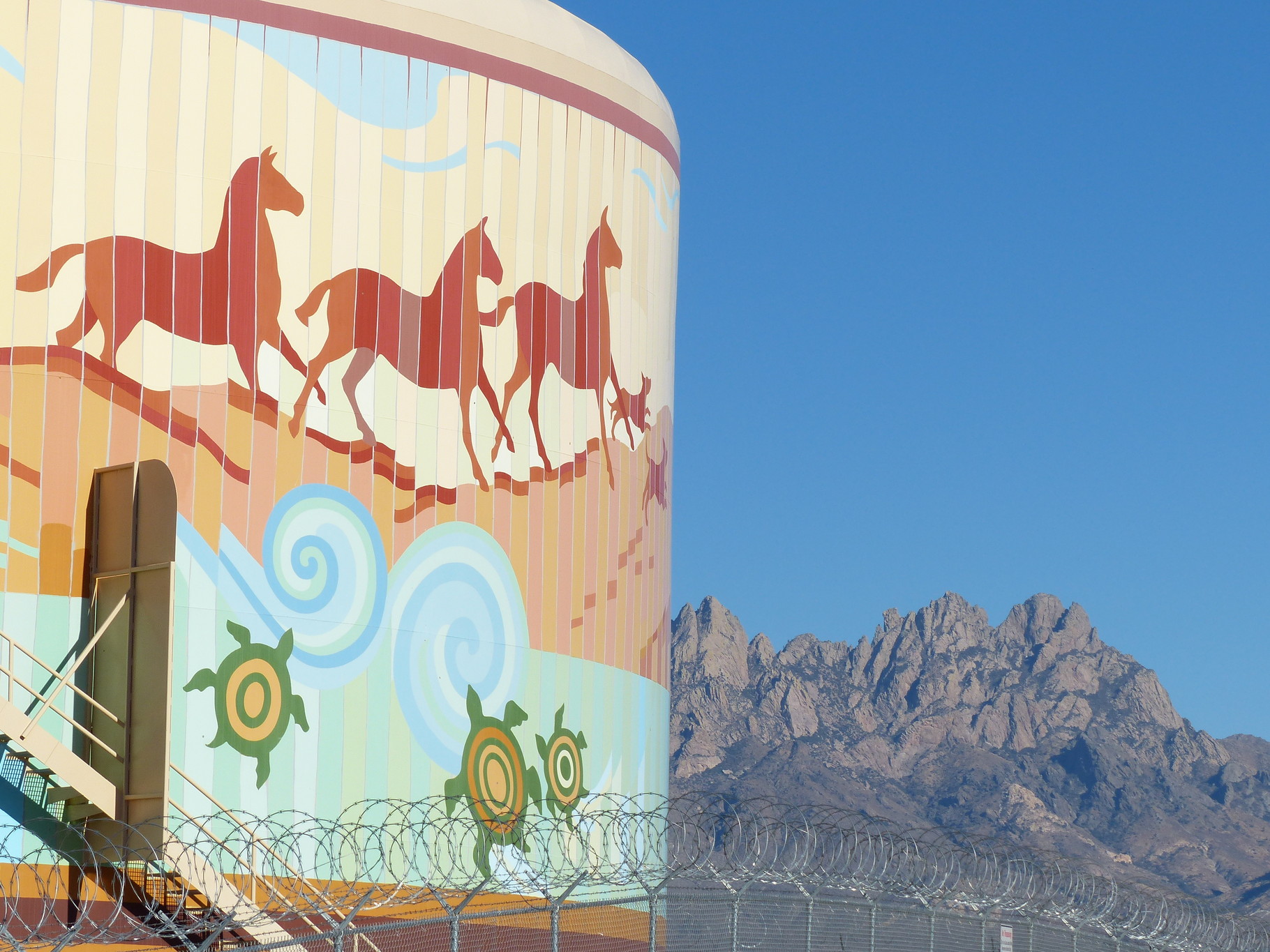 Las Cruces Water Tank Murals Exploring New Mexico