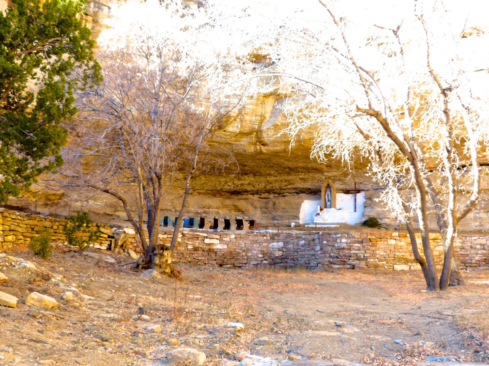 Los Portales Shrine Exploring New Mexico