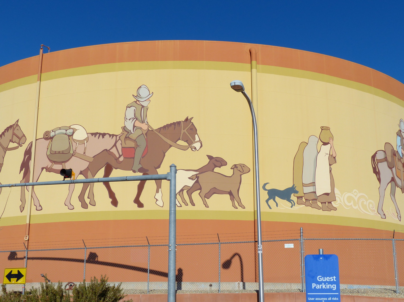 Las Cruces Water Tank Murals Exploring New Mexico