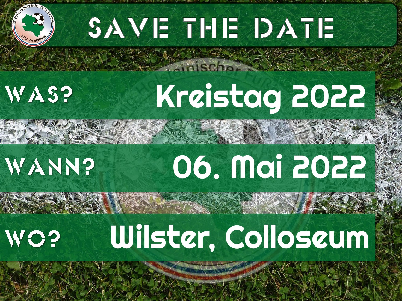 Einladung zum Kreistag 2022 am 06. Mai 2022 in Wilster