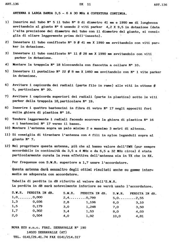 SECONDA PAGINA DEL MANUALE