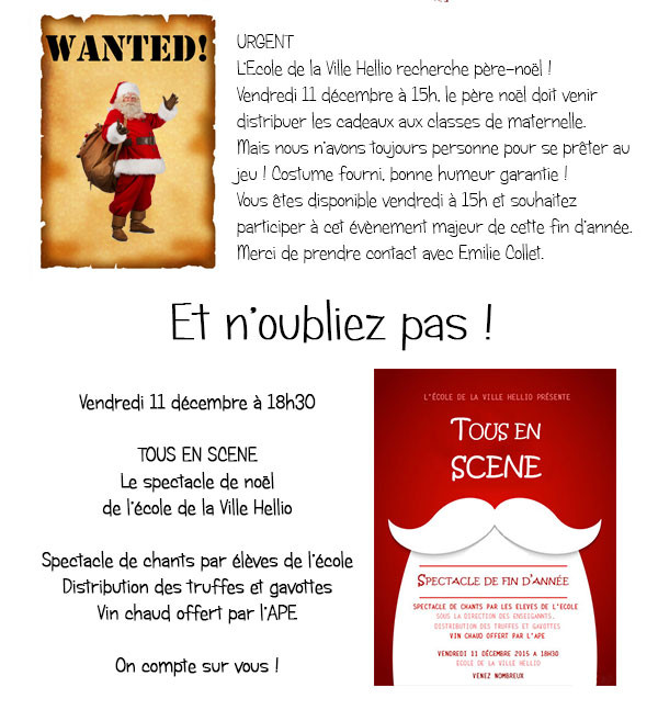 Demande de lots pour la fête de l