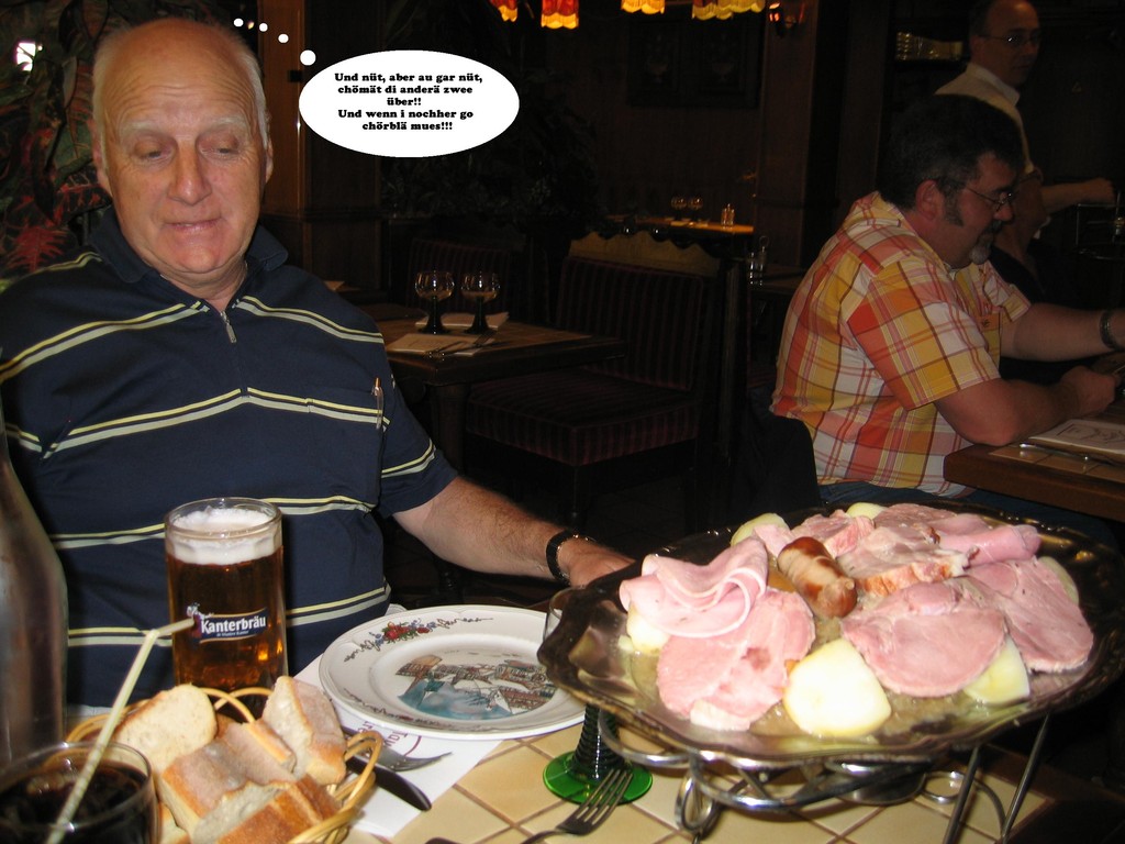 Ich seh's ihm an: Er will ALLES FÜR SICH ALLEIN!