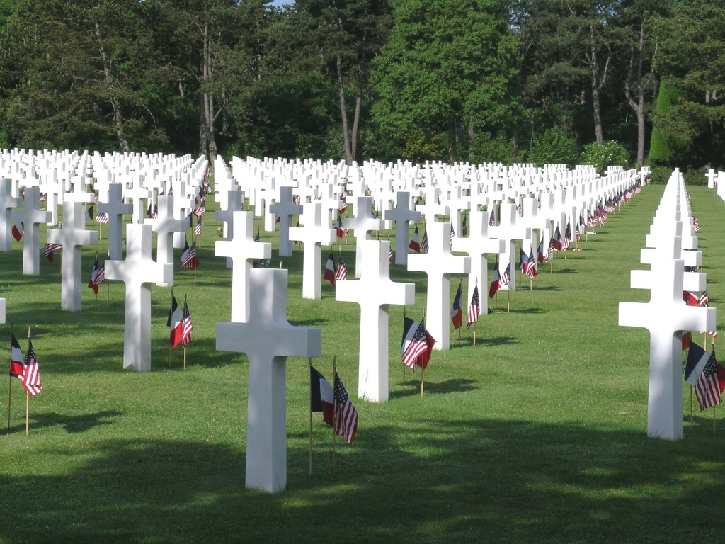 3. Tag: Amerik. Soldatenfriedhof Colleville sur mer