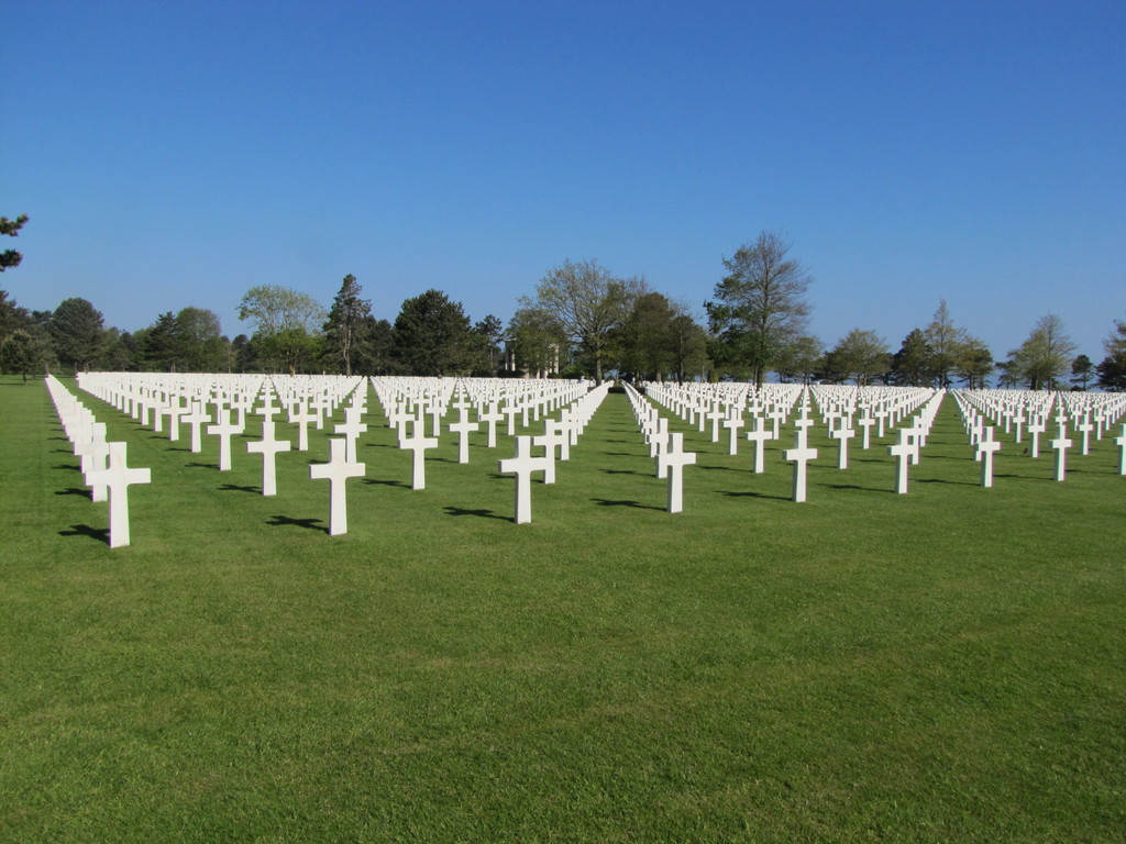 3. Tag: Amerik. Soldatenfriedhof Colleville sur mer