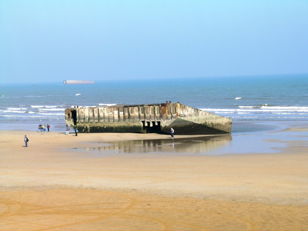 2. Tag: Hafen von Arromanches
