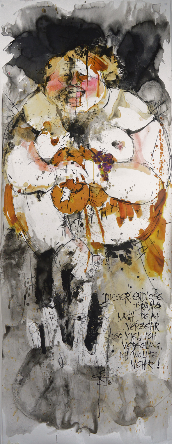 die 7 Todsünden Malerei kunst portrait