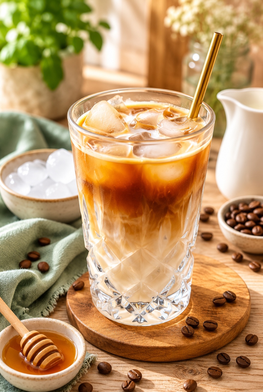 Iced Honey Latte