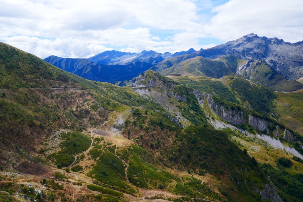 Blick zum Col de Tenta