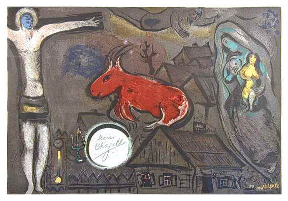 Chagall - Nativité (litografia, 1950)