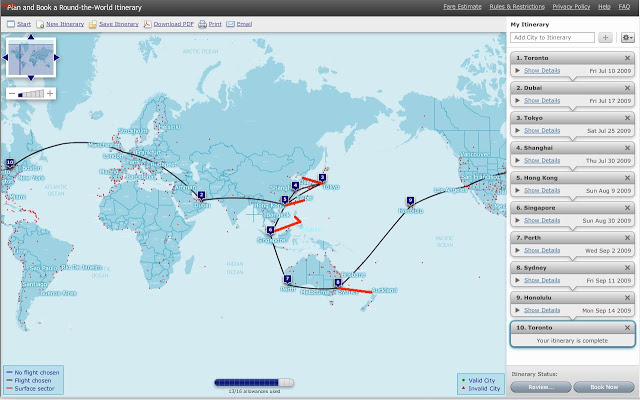 the fit world traveller itinerary