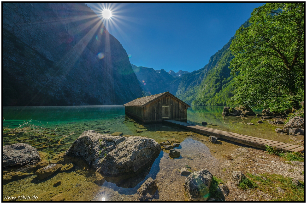 Königsee #Obersee#Fischunkelalm#Berchdesgadener Land#Hütte#Bootshaus    