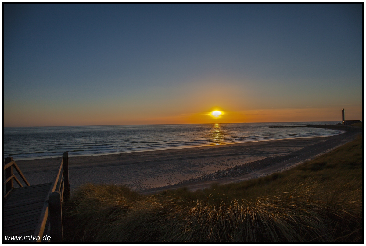 Weg zum Strand#Sonnenuntergang