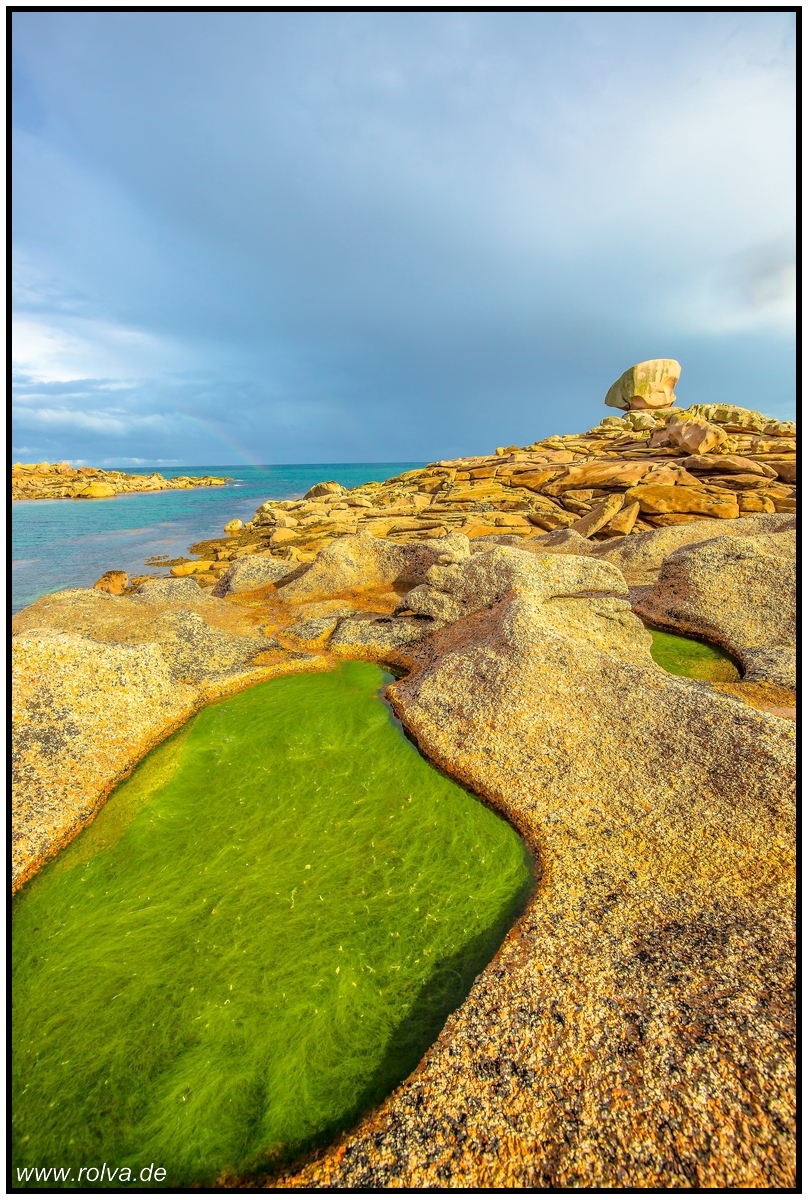 Les 6 faces du "dé" - 4#rosa Felsen#Cote de granit rose#Bretagne     