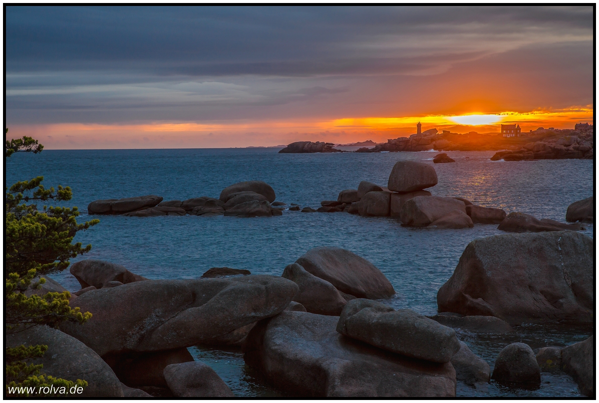 Sonnenaufgang#Strand#Bretagne#Île Renote