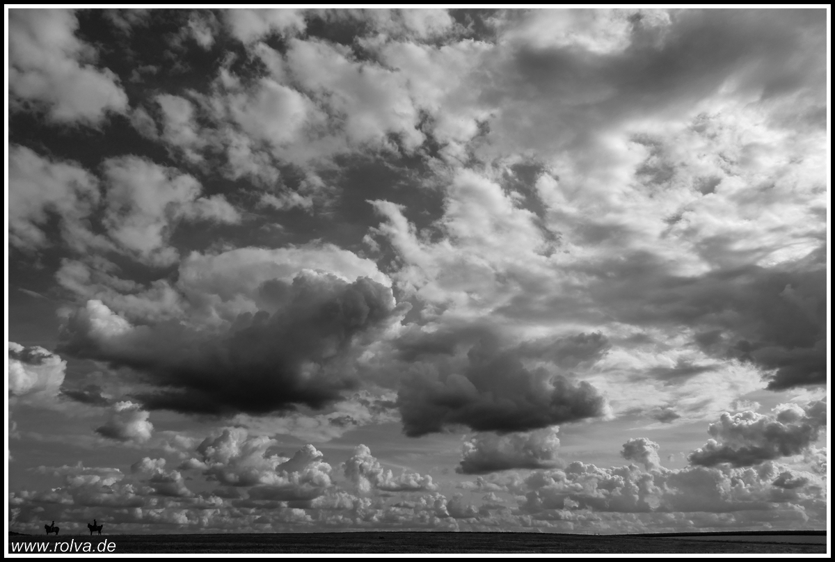 Frohnrath#Horbacher Prärie#sw#Wolken