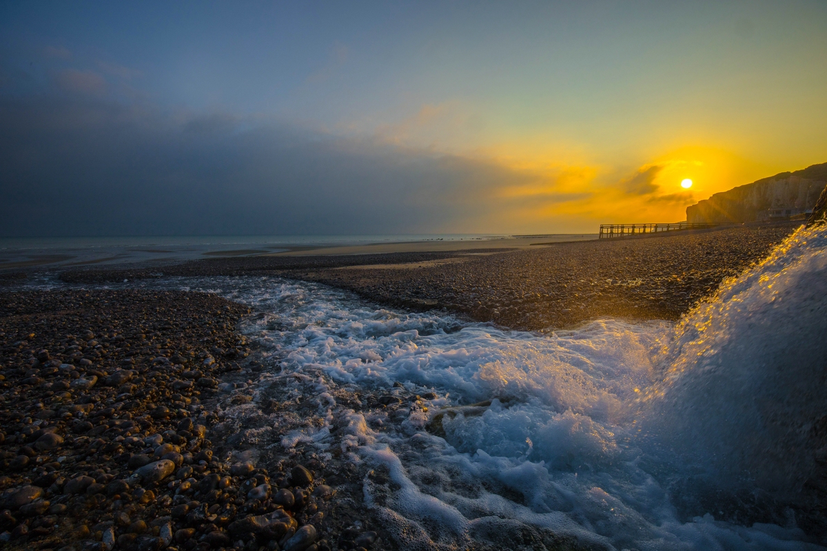 Normandie # Veules-les-Rose # Mündung der Veules # Roland Valter # Naturfotografie 