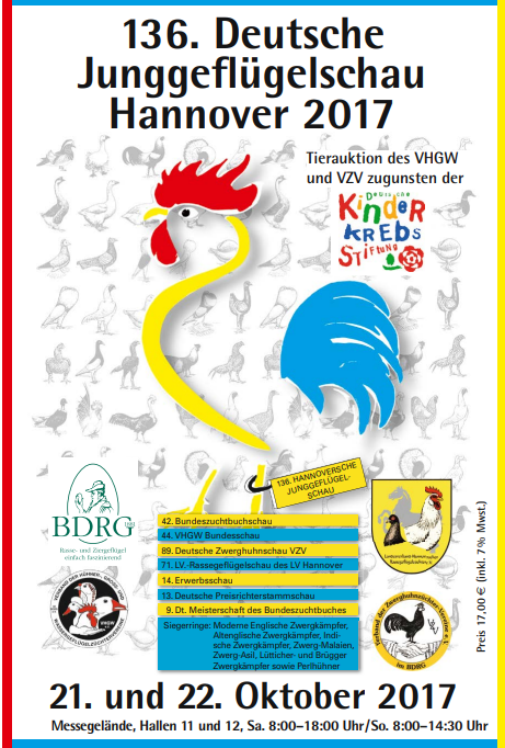 136. Deutsche Junggeflügelschau Hannover 2017
