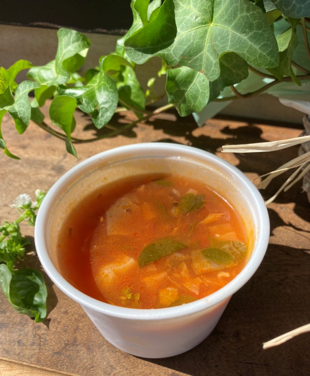 ミネストローネスープ　ゴロゴロお野菜をじっくり煮込みました！