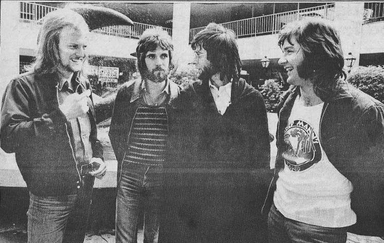 Manfred Mann's Earth Band 1972.  Note the prototypic logo on Colin's T-shirt