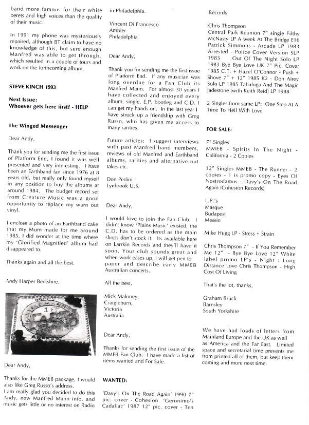 Platform End Summer 1993 - Page 11