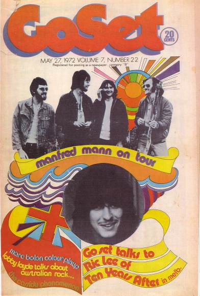 Go Set Magazine Front Cover - 27 May 1972