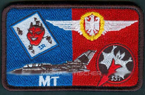 Taktisches Luftwaffengeschwader 33, Büchel, Nametag, Pilot, combined 331 & 332 Sqd 
