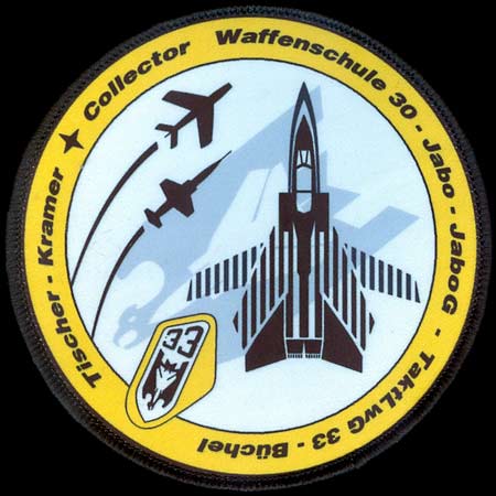 Tornado, F-104, F-86, Tischer, Kramer, Taktisches Luftwaffengeschwader 33, Büchel, Patch