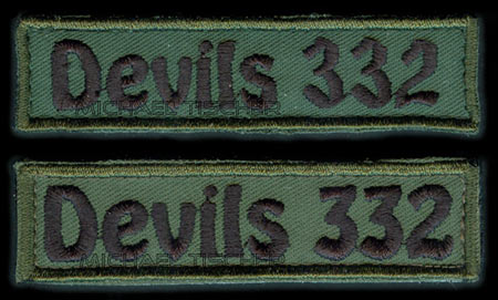 Taktisches Luftwaffengeschwader 33, Büchel, 332 Devils, Fersenpatch für Beinklett