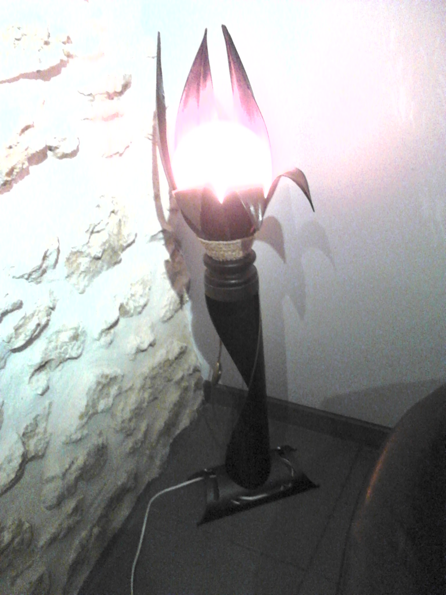 Pied hélicoïdal Acier support lampe