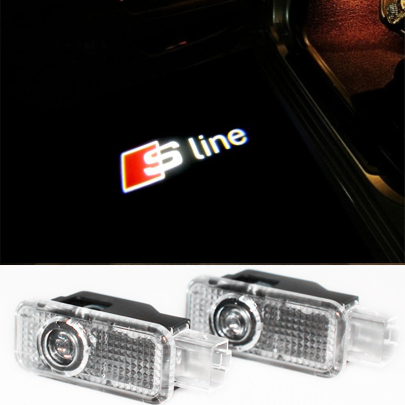 2x Einstiegsbeleuchtung Ausstiegsleuchten Türbeleuchtung Logo Laser Light S  Line