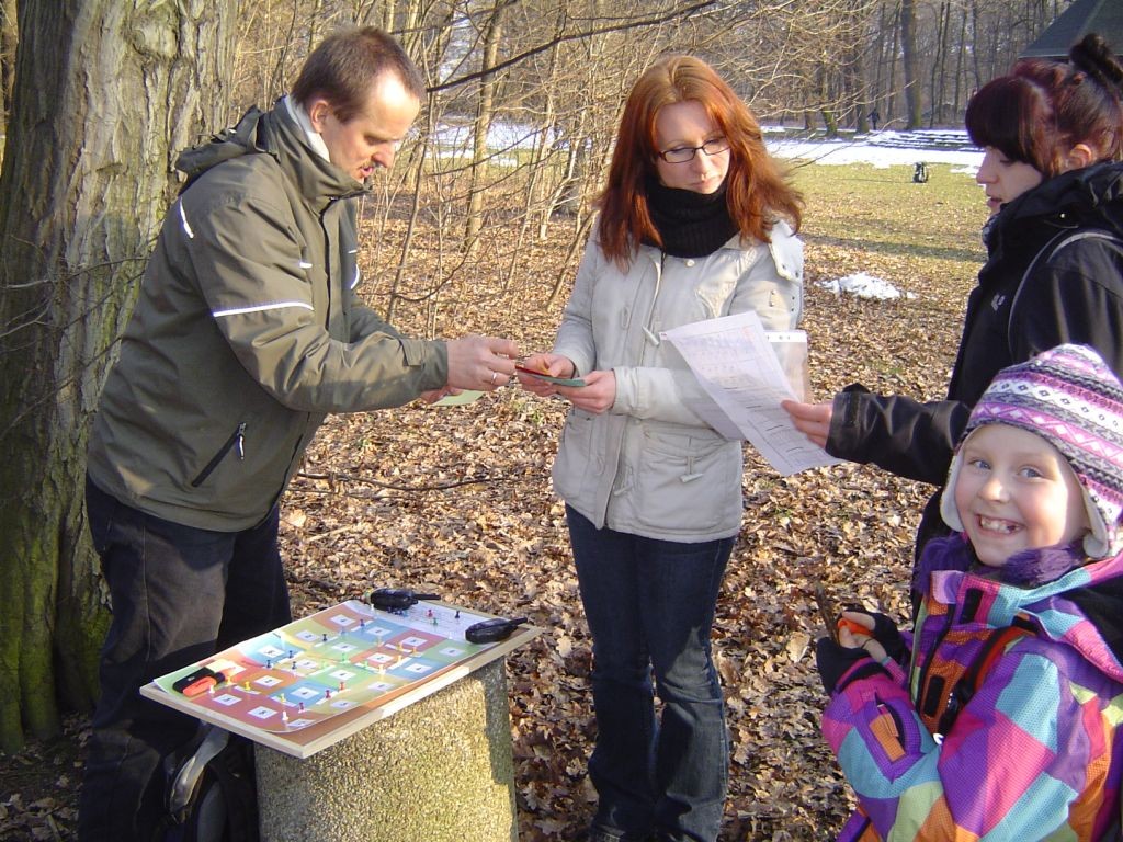 Geocaching im Großen Garten