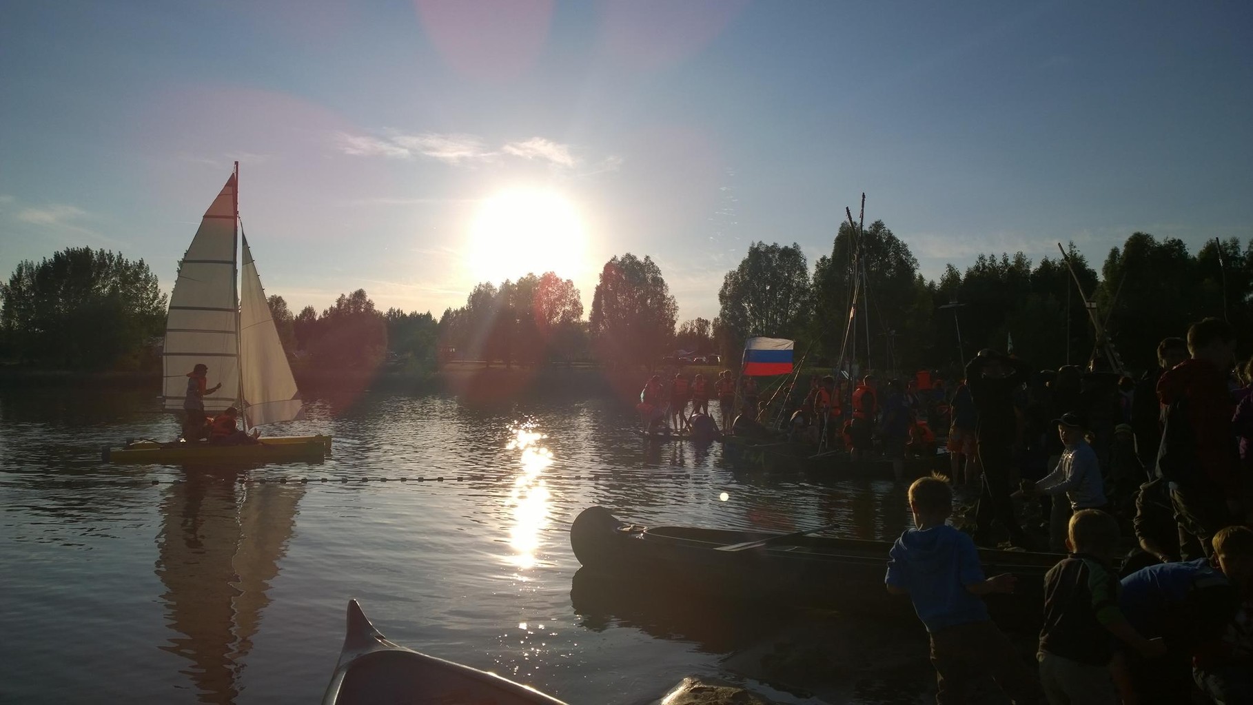 Himmelfahrtslager am Mondsee - Wassermeisterschaften der Olympischen Spiele
