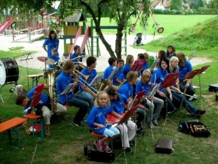 Beim "Wuliantenrennen" spielen die Jungmusiker!