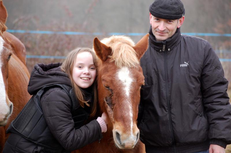 Hussard Daudaie, adopté par Laurent et sa famille en 2011