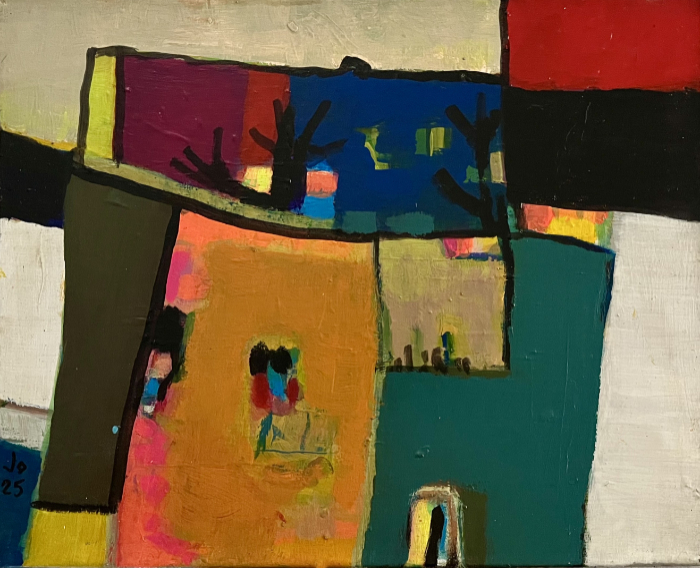 Hochsommertag - Acryl auf Leinwand - 30 x 40 cm - € 400,-